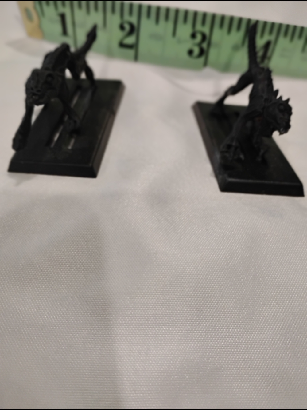 Black Miniature Reptile Game Figures - Pack of 2